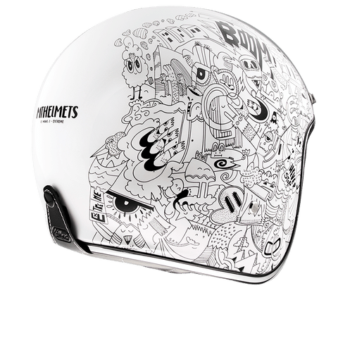 Ķivere Open Face MT HELMETS LE MANS 2 SV Extreme A0 Gloss Pearl White M MT HELMETS MOTOVEIKALS 21