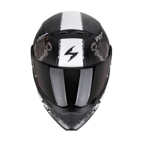 Ķivere Scorpion Covert FX ķivere Skullz black / grey / gold SCORPION MOTOVEIKALS 21