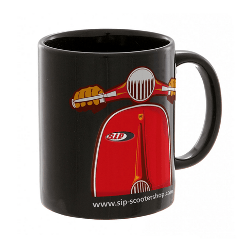 Krūze SIP VESPA black S.I.P. MOTOVEIKALS 21