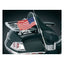 Kuryakyn, Antenna flag mount with us flag, chrome KURYAKYN MOTOVEIKALS 21