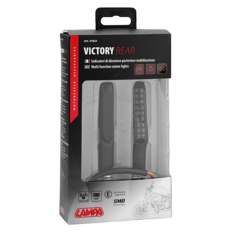 LED aizmugurējo pagriezienrādītāju komplekts Lampa Victory Rear, 12 V LAMPA MOTOVEIKALS 21