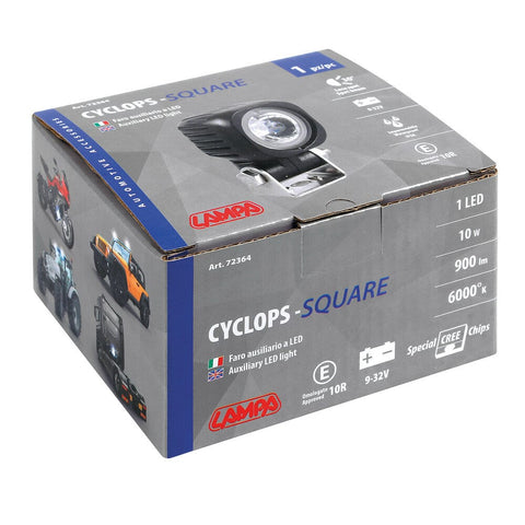 LED papildlukturis LAMPA Cyclops-Square 1 Led - 12/24V LAMPA MOTOVEIKALS 21