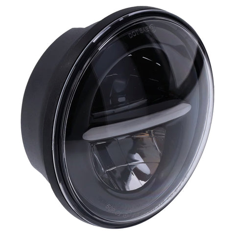 LED priekšējais lukturis MCS 5-3/4" Splitter ar baltu/dzeltenu Halo MCS MOTOVEIKALS 21