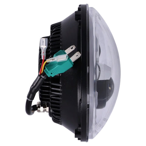 LED priekšējais lukturis MCS 7" melns ar Halo ECE / DOT STOREHOUSE MOTOVEIKALS 21