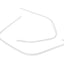 Leg shield beading set -MOTO NOSTRA- Vespa GT, GTL, GTS 125-300 (-2018), GTV (-2018) - white MOTO NOSTRA MOTOVEIKALS 21