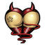 Lethal Threat Devil Ass sticker LETHAL THREAT MOTOVEIKALS 21