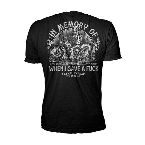 Lethal Threat In Memory t-shirt black/white LETHAL THREAT MOTOVEIKALS 21