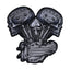 Lethal Threat Metal And Meyhem V-Twin Skull patch LETHAL THREAT MOTOVEIKALS 21