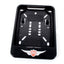 License plate pad for moped, moped MOGA MOTOVEIKALS 21