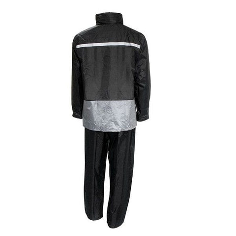 Lietus apģērbs S-Line jaka + bikses ar atstarojošiem elementiem black 2XL S-LINE MOTOVEIKALS 21