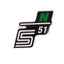 logo foil / sticker S51 N green for Simson S51 OEM STANDARD MOTOVEIKALS 21