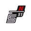 logo foil / sticker S51 N red for Simson S51 OEM STANDARD MOTOVEIKALS 21