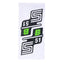 logo set foil / sticker S51 B green for Simson S51 OEM STANDARD MOTOVEIKALS 21