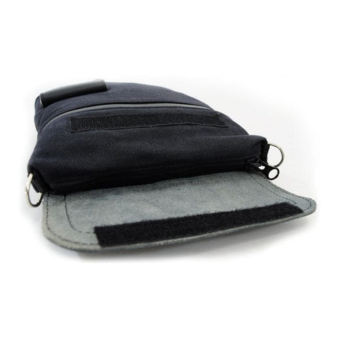 Longride, small Heritage waxed duffle/tank bag. Black LONGRIDE MOTOVEIKALS 21