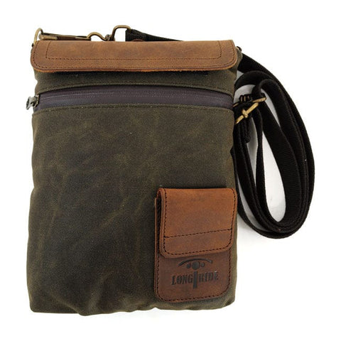 Longride, small Heritage waxed duffle/tank bag. Khaki/Ranger LONGRIDE MOTOVEIKALS 21
