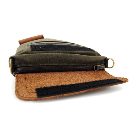 Longride, small Heritage waxed duffle/tank bag. Khaki/Ranger LONGRIDE MOTOVEIKALS 21