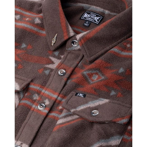 Loser Machine Elmwood shirt brown LOSER MACHINE COMPANY MOTOVEIKALS 21