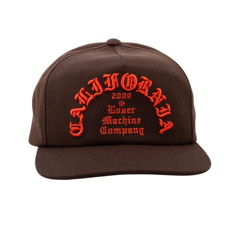 Loser Machine Fanatic Snapback cap brown LOSER MACHINE COMPANY MOTOVEIKALS 21