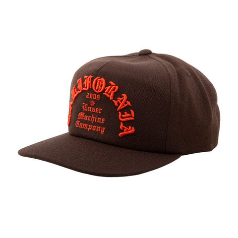 Loser Machine Fanatic Snapback cap brown LOSER MACHINE COMPANY MOTOVEIKALS 21
