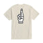 Loser Machine Good luck fingers t-shirt cream LOSER MACHINE COMPANY MOTOVEIKALS 21