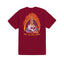 Loser Machine On Fire t-shirt burgundy LOSER MACHINE COMPANY MOTOVEIKALS 21