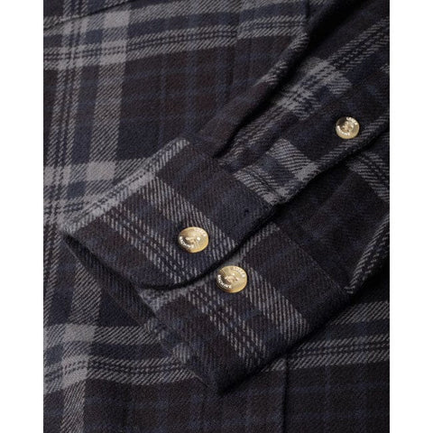 Loser Machine Step up flannel shirt black LOSER MACHINE COMPANY MOTOVEIKALS 21