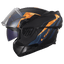 LS2 Advant II modulārā moto ķivere black / orange LS2 MOTOVEIKALS 21