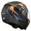 LS2 Advant II modulārā moto ķivere black / orange LS2 MOTOVEIKALS 21