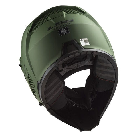 LS2 Drifter Solid helmet matt military green LS2 MOTOVEIKALS 21