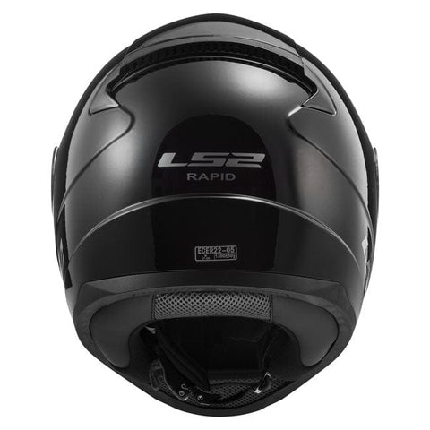 LS2 Rapid II Solid helmet gloss black LS2 MOTOVEIKALS 21