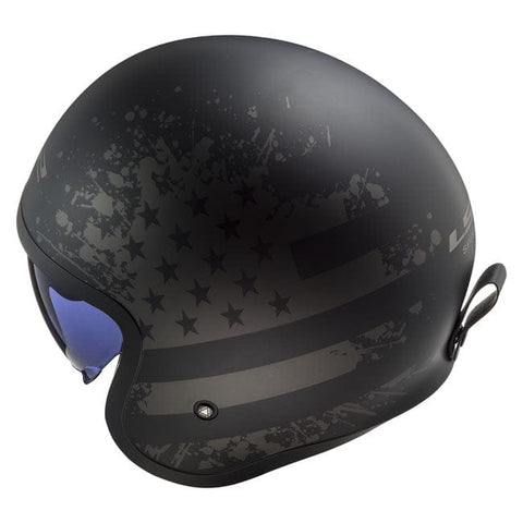 LS2 Spitfire II black Flag helmet matt black LS2 MOTOVEIKALS 21