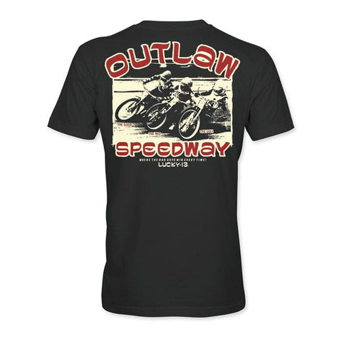 Lucky 13 Outlaw Speedway t-shirt black LUCKY 13 MOTOVEIKALS 21
