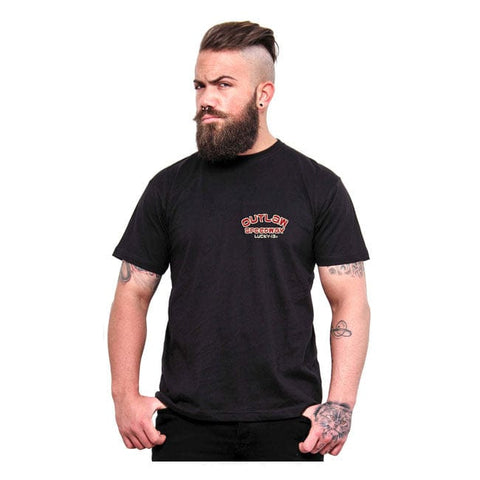 Lucky 13 Outlaw Speedway t-shirt black LUCKY 13 MOTOVEIKALS 21