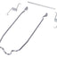 Luggage carrier clamp DMP chrome for Hercules, Sachs, Prima 5 OEM STANDARD MOTOVEIKALS 21