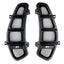 luggage compartment grille, ventilation grille set Moto Nostra black glossy for Vespa GT 250, GT L 125, 200, GTS 125, 150 MOTO NOSTRA MOTOVEIKALS 21