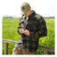 Lumberjack Flannel Shirt Checkered Black/Olive ARMY SURPLUS MOTOVEIKALS 21