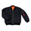 MA-1 Bomber flight jacket black ARMY SURPLUS MOTOVEIKALS 21