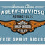 Magnēts HARLEY-DAVIDSON LOGO BLUE NOSTALGIC ART MOTOVEIKALS 21