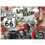 Magnēts ROUTE 66 LONE RIDER NOSTALGIC ART MOTOVEIKALS 21
