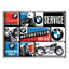 Magnētu komplekts BMW MOTORCYCLES 9 gab. NOSTALGIC ART MOTOVEIKALS 21