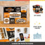 Magnētu komplekts HARLEY DAVIDSON 9 gab. NOSTALGIC ART MOTOVEIKALS 21