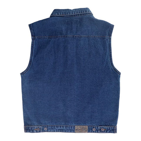 MCS denim vest dark blue MCS MOTOVEIKALS 21