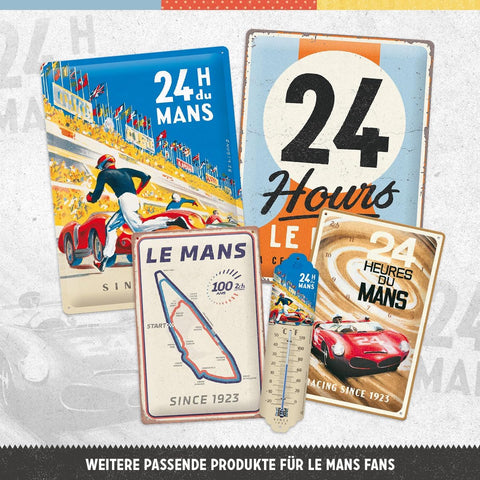 Metāla pastkarte LE MANS 14x10cm NOSTALGIC ART MOTOVEIKALS 21