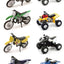 Miniatūrs motocikla modelis Motor Cross 1:32 New Ray MOTOVEIKALS 21