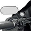 Mirror Oval Hotop Flatblk DRAG SPECIALTIES DRAG SPECIALTIES MOTOVEIKALS 21