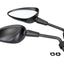 mirror set M8 thread, matt black for Vespa GTS HPE, Sprint, Primavera 101 OCTANE MOTOVEIKALS 21