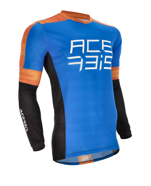MK krekls ACERBIS MX J TRACK TWO JERSEY blue  / orange 2XL ACERBIS MOTOVEIKALS 21