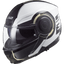 Modulārā ķivere LS2 FF902 SCOPE ARCH white titanium 2XL LS2 MOTOVEIKALS 21