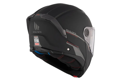 Modulārā ķivere MT Helmets ATOM 2 SV SOLID A1 black matt MT HELMETS MOTOVEIKALS 21