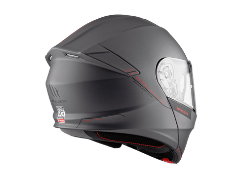 Modulārā ķivere MT Helmets GENESIS  A12 gloss grey S MT HELMETS MOTOVEIKALS 21
